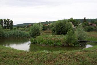Building plot with fishpond Tenyo